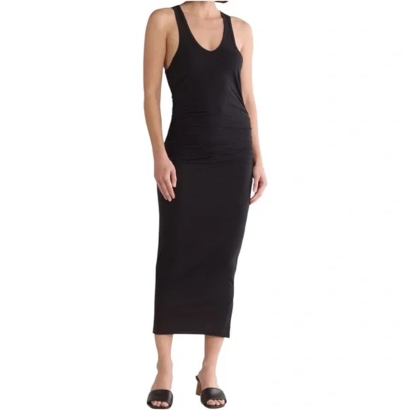 NWT James Perse Racerback Maxi Dress Black - Picture 1 of 1